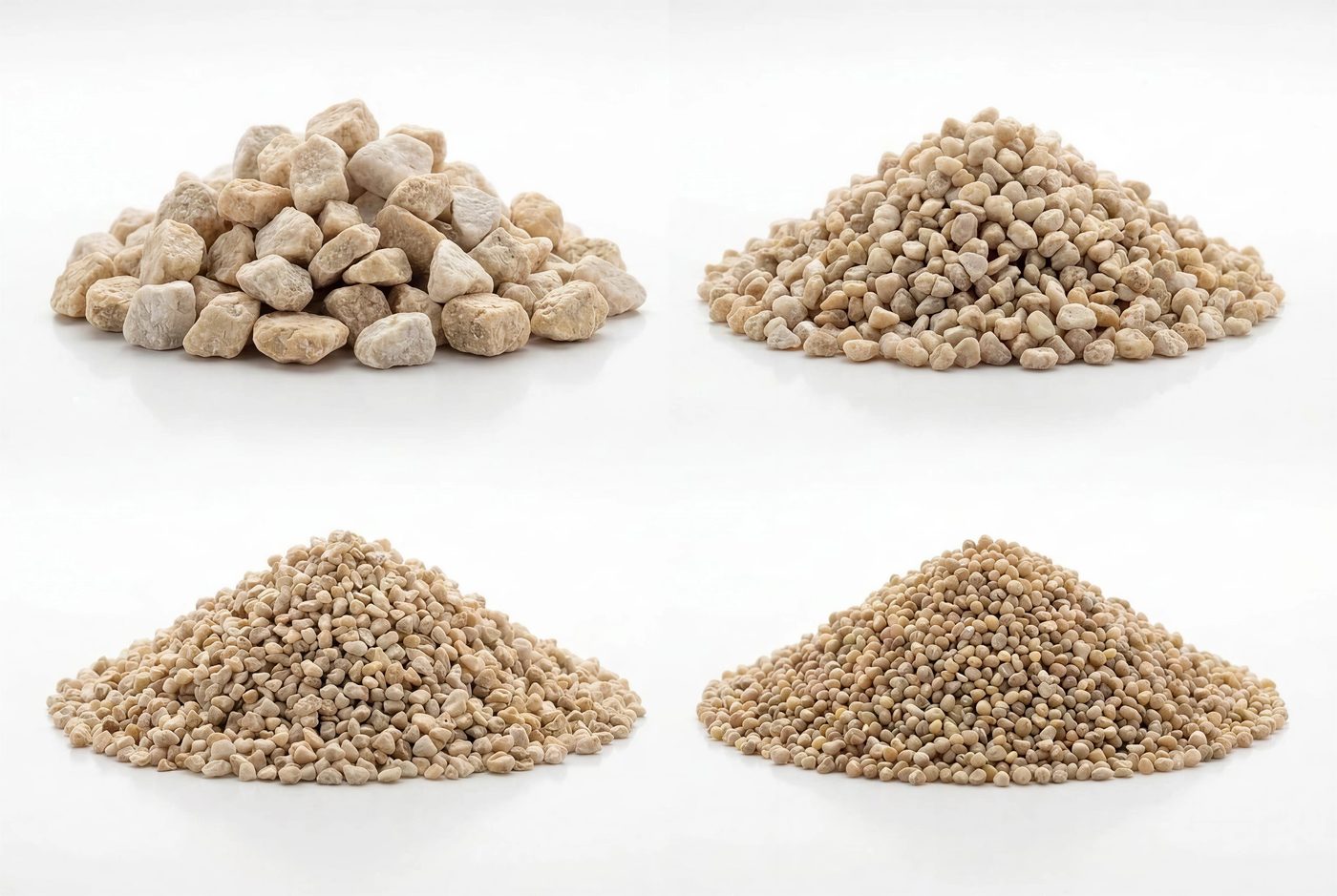 Coarse silica gravel and aggregate grades Malaysia