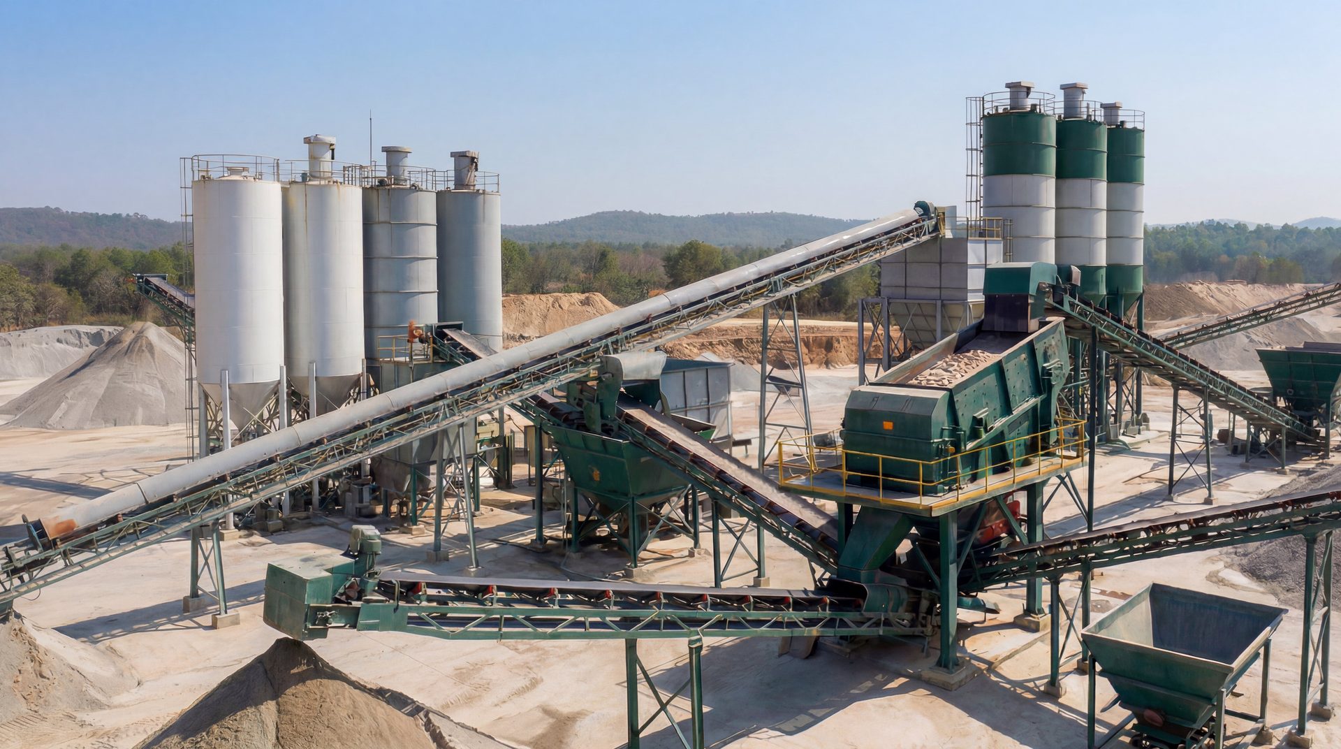 Serasi Hijau silica sand processing facility Bestari Jaya Malaysia